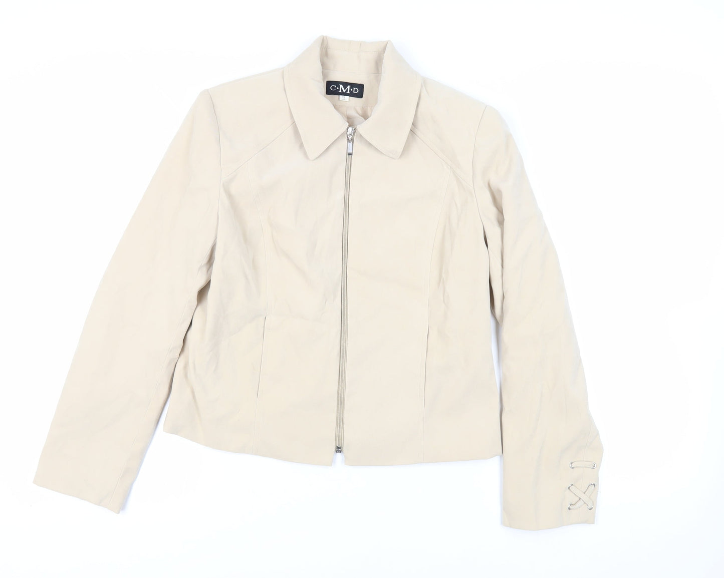 Womens UK Size 12 C.M.D Beige Jacket