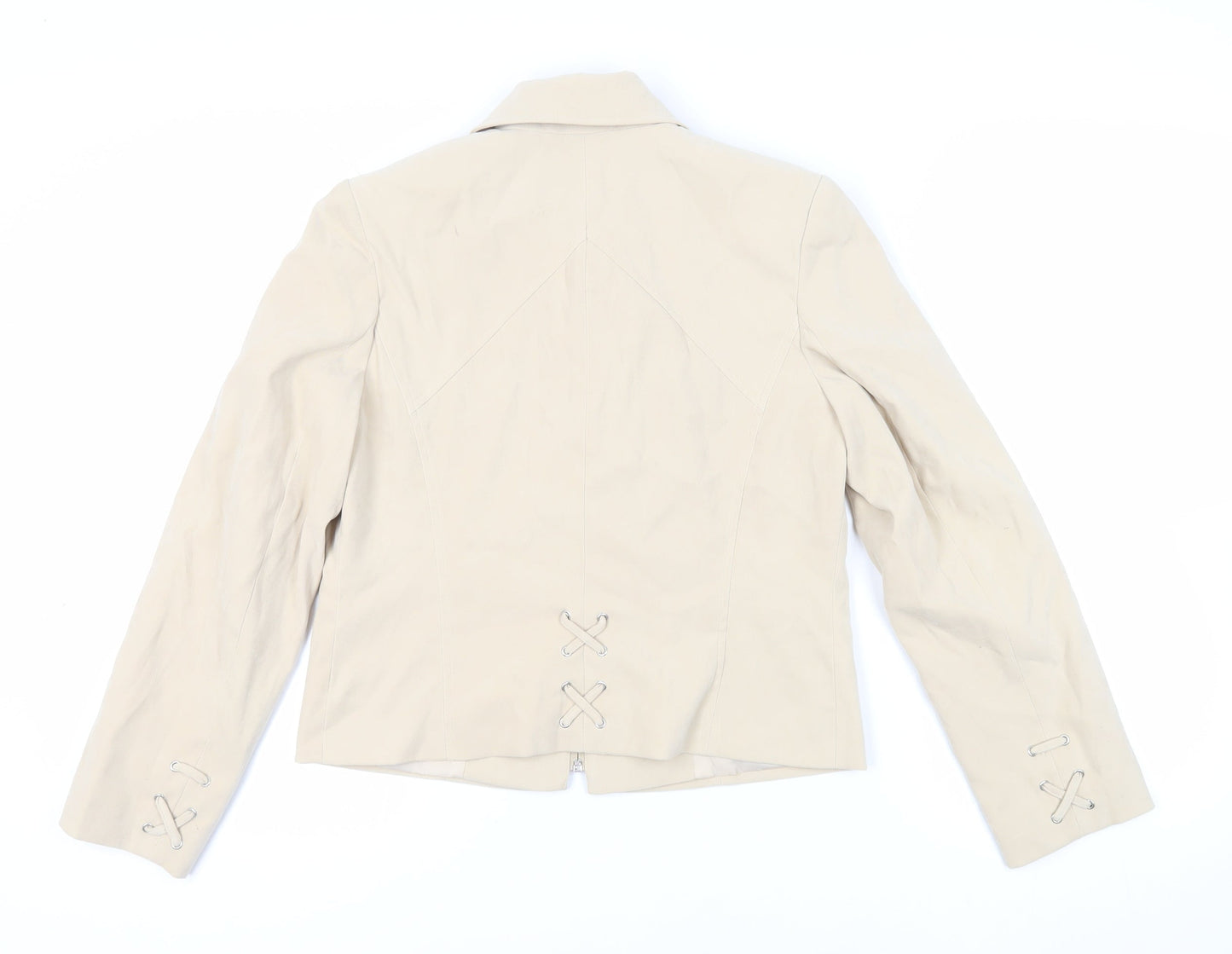 Womens UK Size 12 C.M.D Beige Jacket