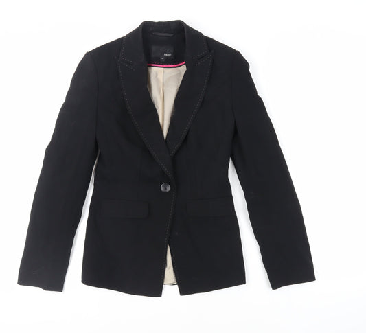 Womens UK Size 6 NEXT Black Jacket