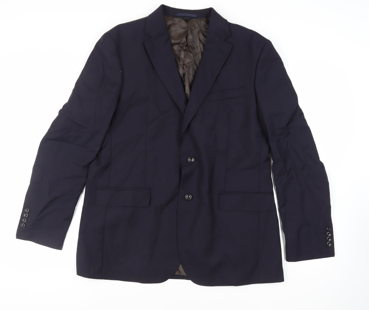 Mens UK Size 44 Marks and Spencer Regular Blue Suit Jacket