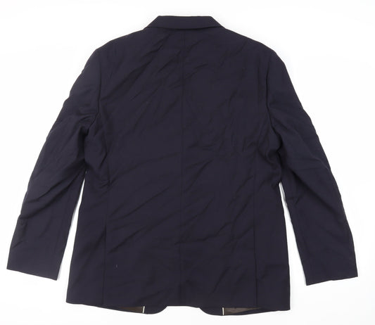 Mens UK Size 44 Marks and Spencer Regular Blue Suit Jacket