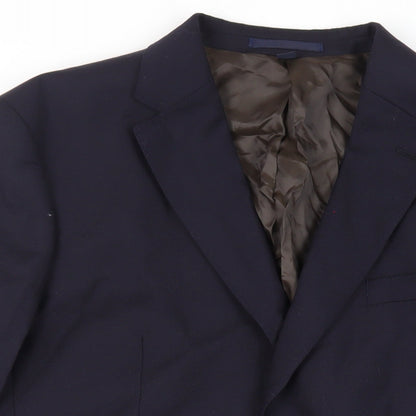 Mens UK Size 44 Marks and Spencer Regular Blue Suit Jacket