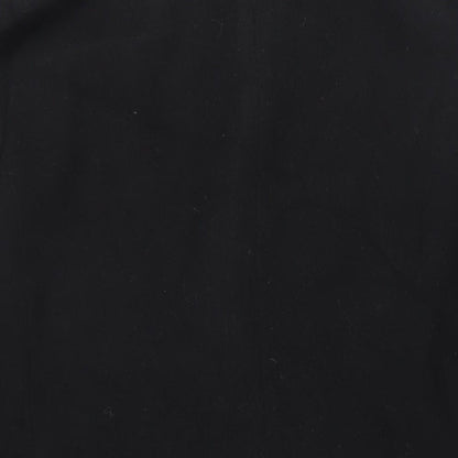 Mens UK Size L Marks and Spencer Black Overcoat