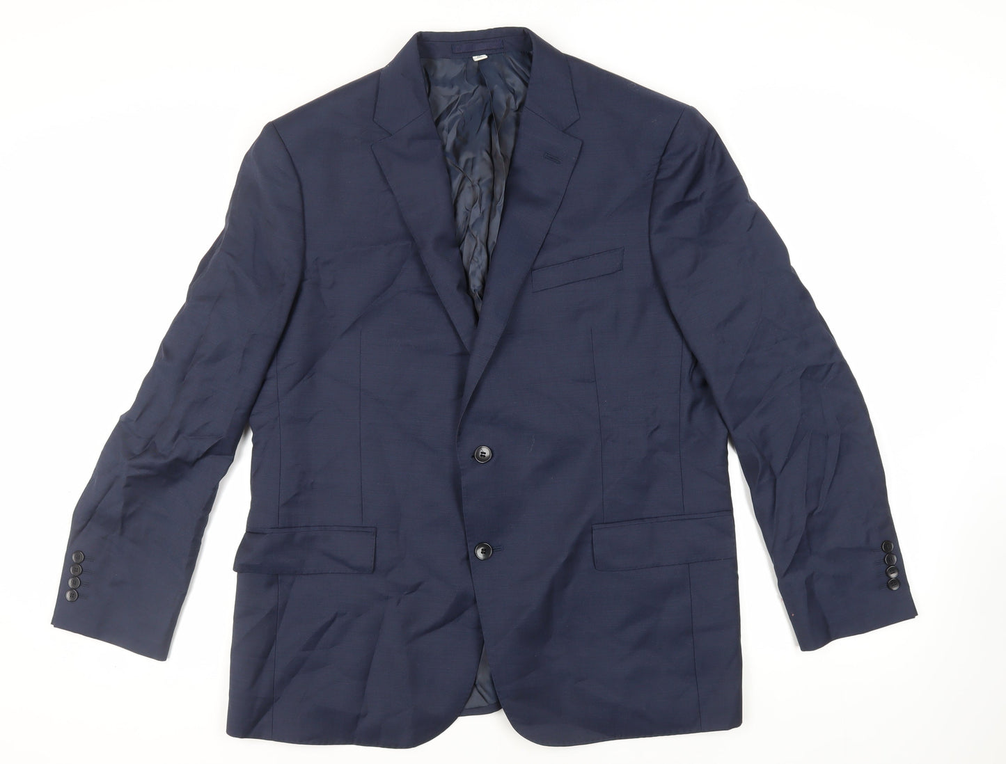 Mens UK Size 44 Marks and Spencer Regular Blue Suit Jacket