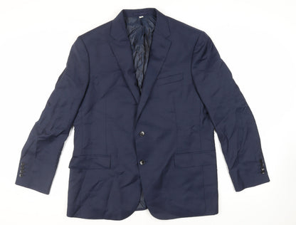 Mens UK Size 44 Marks and Spencer Regular Blue Suit Jacket