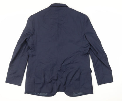 Mens UK Size 44 Marks and Spencer Regular Blue Suit Jacket