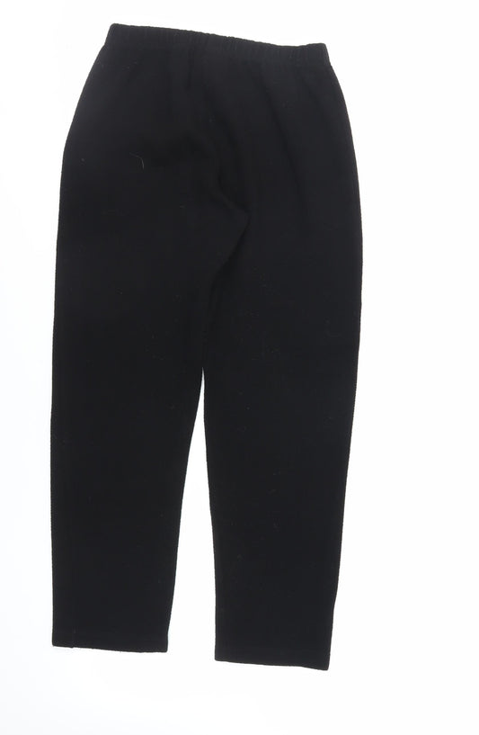 Womens UK Size 14 Afibel Regular Fit Jogger Black Trousers