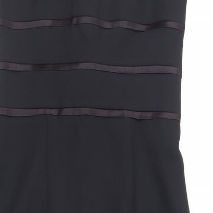 Principles Womens Black Polyester Sheath Size 12 Roll Neck Zip - Lined