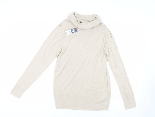 Womens UK Size 12 Bonmarché Beige Pullover Jumper