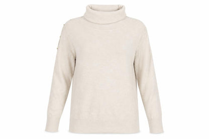 Womens UK Size 12 Bonmarché Beige Pullover Jumper