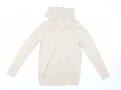 Womens UK Size 12 Bonmarché Beige Pullover Jumper