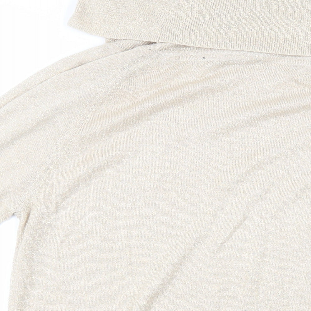 Womens UK Size 12 Bonmarché Beige Pullover Jumper
