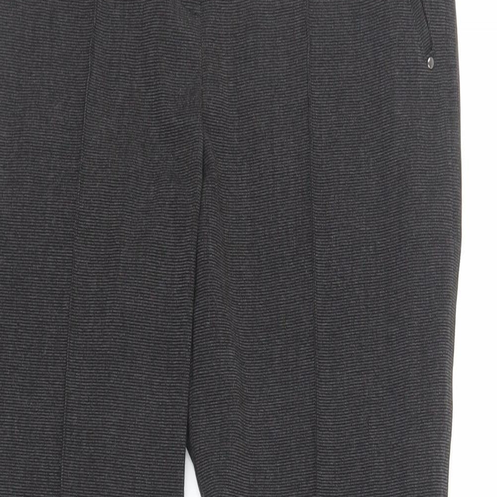 Womens UK Size 8 Marks and Spencer Regular Fit Dress Pants Black Trousers