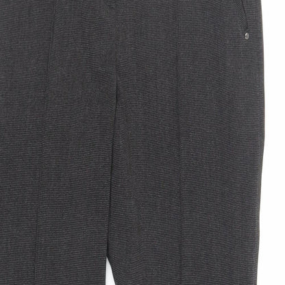 Womens UK Size 8 Marks and Spencer Regular Fit Dress Pants Black Trousers