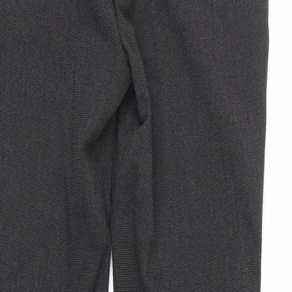 Womens UK Size 8 Marks and Spencer Regular Fit Dress Pants Black Trousers