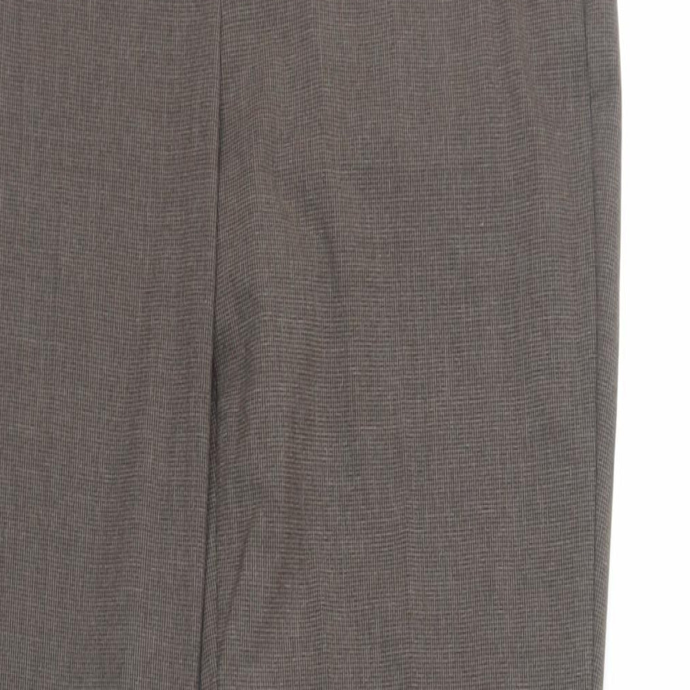 Womens UK Size 8 Marks and Spencer Regular Fit  Brown Trousers