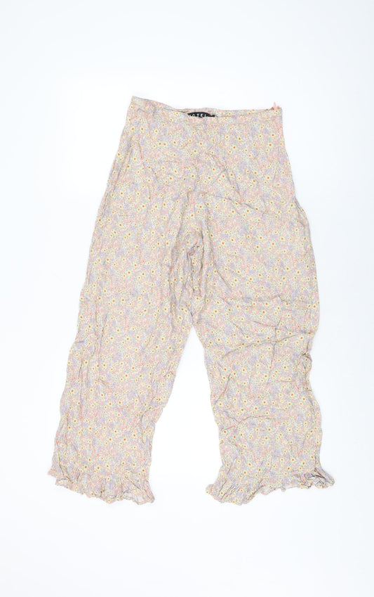 Womens UK Size S Motel Regular Fit  Multicoloured Trousers