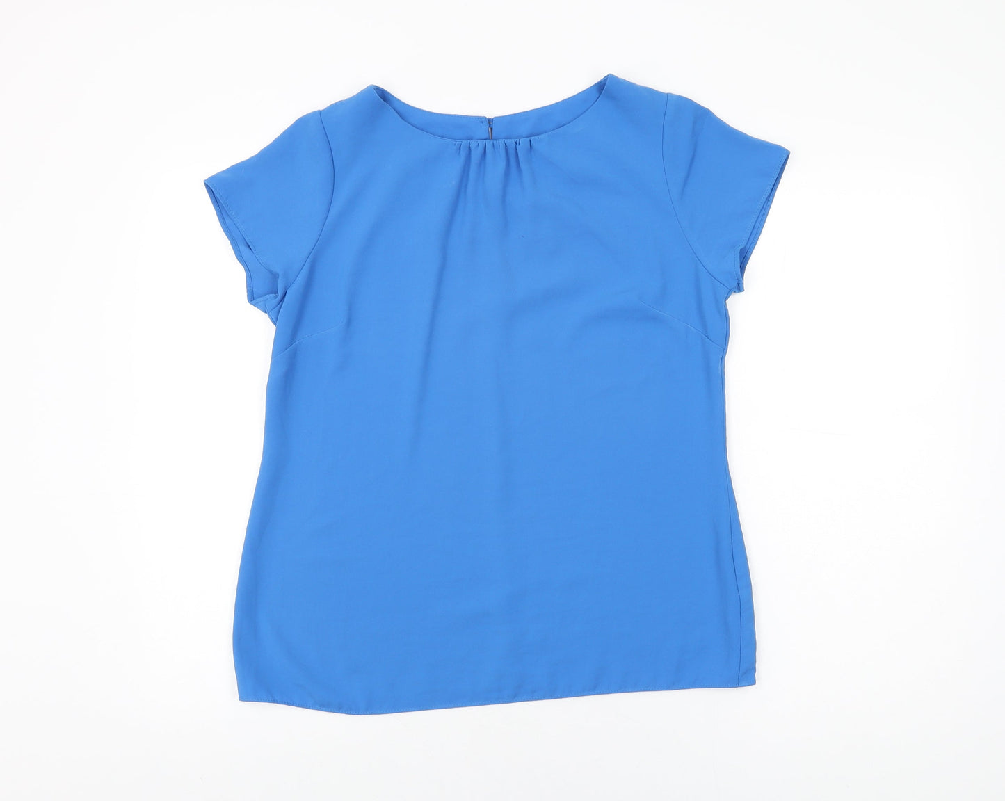 Womens UK Size 10 Wallis Blue Basic Blouse