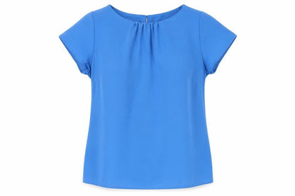Womens UK Size 10 Wallis Blue Basic Blouse