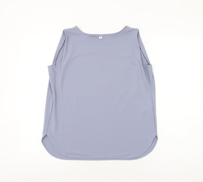 Womens UK Size XS Uniqlo Grey Basic T-Shirt