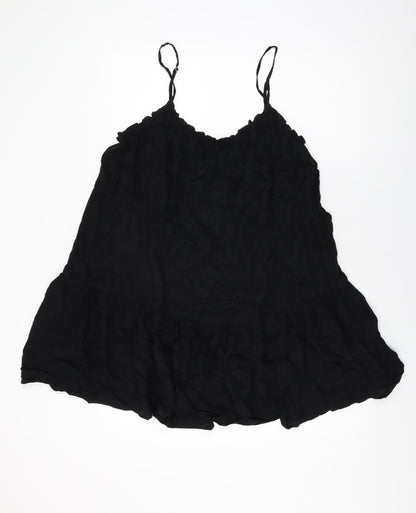 Womens UK Size M H&M Black Basic T-Shirt