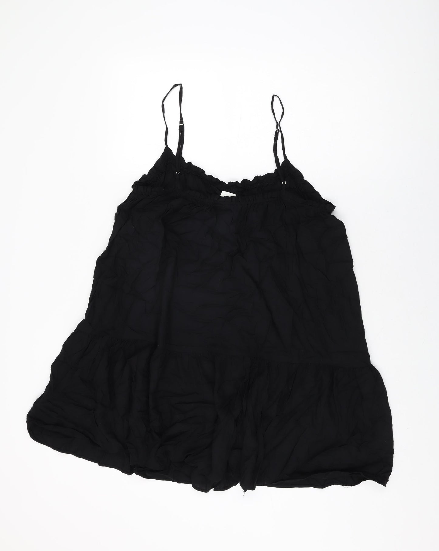 Womens UK Size M H&M Black Basic T-Shirt