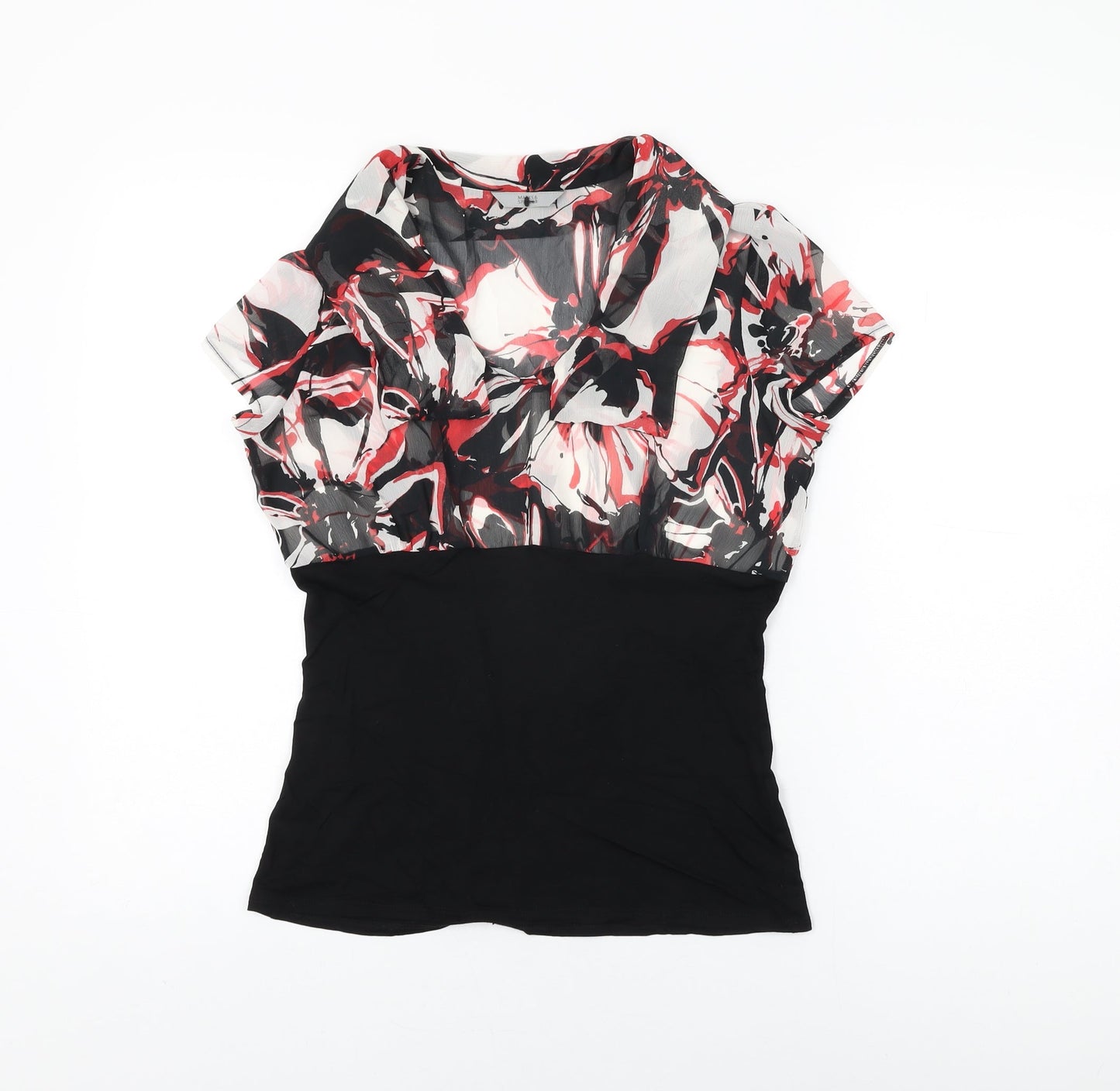 Womens UK Size 10 Marks and Spencer Black Basic Blouse