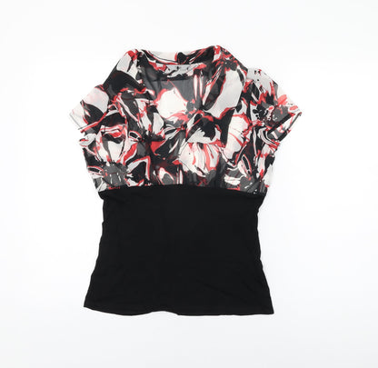 Womens UK Size 10 Marks and Spencer Black Basic Blouse
