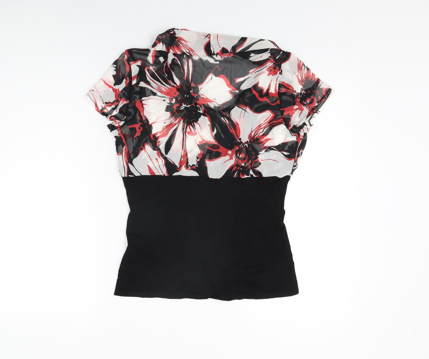 Womens UK Size 10 Marks and Spencer Black Basic Blouse