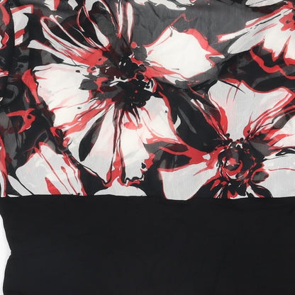 Womens UK Size 10 Marks and Spencer Black Basic Blouse