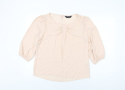 Womens UK Size 12 Dorothy Perkins Pink Basic Blouse