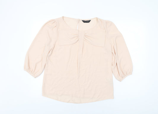 Womens UK Size 12 Dorothy Perkins Pink Basic Blouse