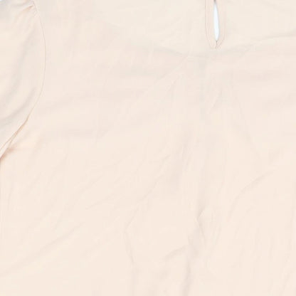 Womens UK Size 12 Dorothy Perkins Pink Basic Blouse
