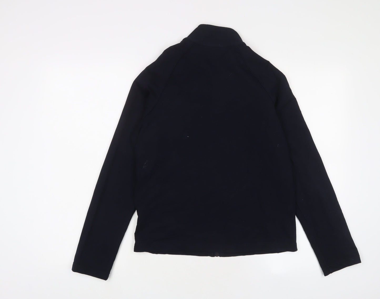 Womens UK Size 10 Marks and Spencer Blue Full Zip Sweatshirt