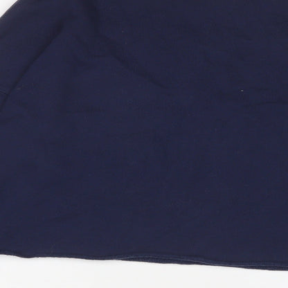 Bella + Canvas Womens Blue Cotton Pullover Sweatshirt Size M Pullover