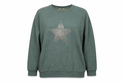 Womens UK Size XL NEXT Green Pullover Sweatshirt