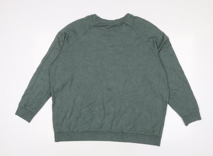 Womens UK Size XL NEXT Green Pullover Sweatshirt