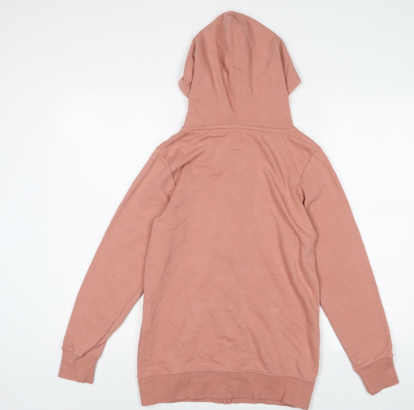 Cotton Heritage Womens Pink Cotton Full Zip Hoodie Size S Zip