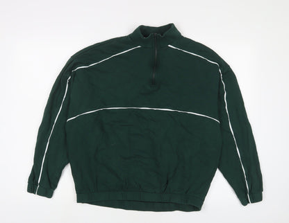 Womens UK Size M ASOS Green Pullover Sweatshirt