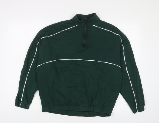 Womens UK Size M ASOS Green Pullover Sweatshirt