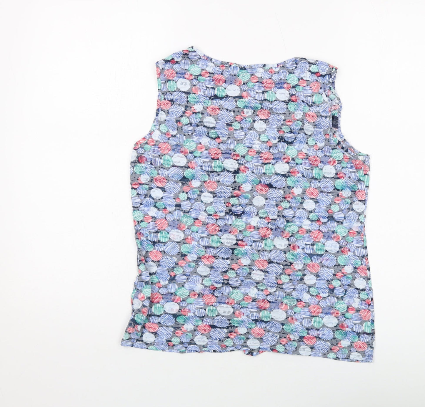 Womens UK Size 12 Per Una Blue Basic Tank
