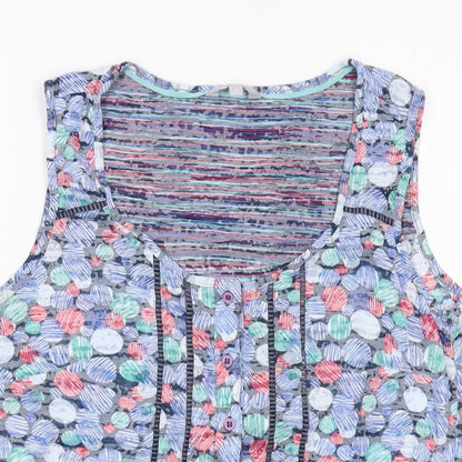 Womens UK Size 12 Per Una Blue Basic Tank