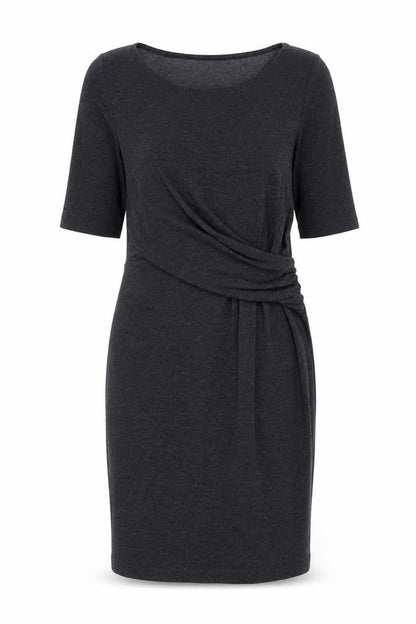 Phase Eight Womens Grey Viscose Sheath Size 12 Round Neck Pullover