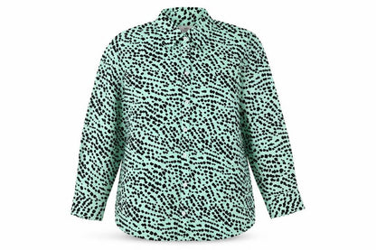 Womens UK Size 12 Marks and Spencer Green Basic Button-Up