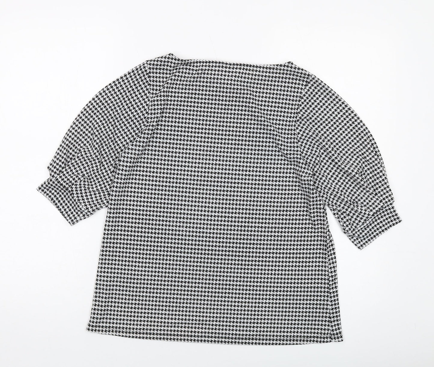 Womens UK Size S H&M Black Basic T-Shirt