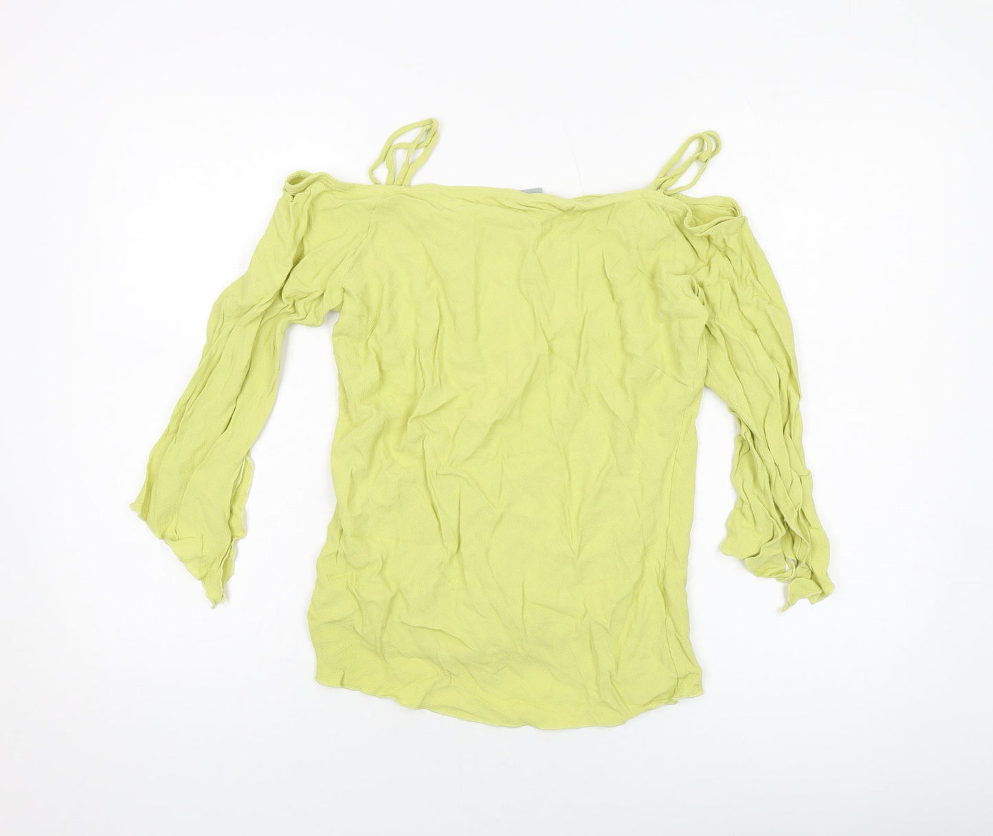 Womens UK Size 10 Wallis Green Basic Blouse