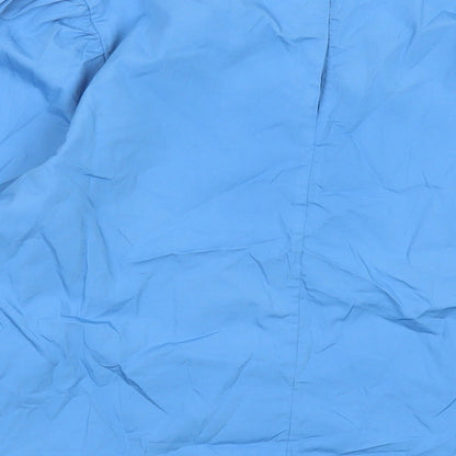 Womens UK Size 14 Marks and Spencer Blue Basic Blouse
