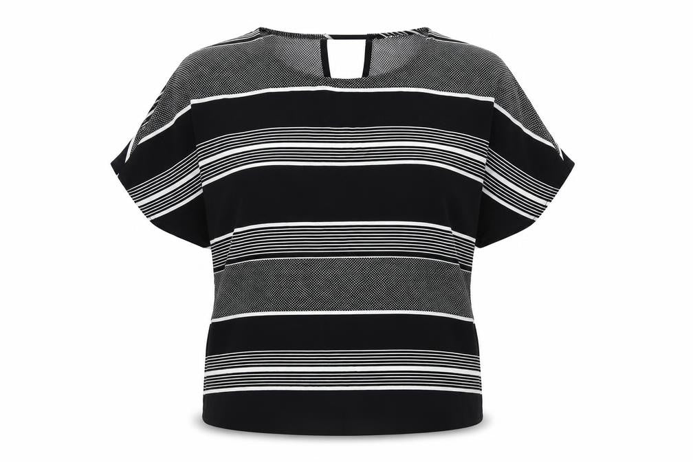 Womens UK Size 14 Debenhams Black Basic Blouse