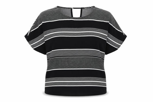 Womens UK Size 14 Debenhams Black Basic Blouse