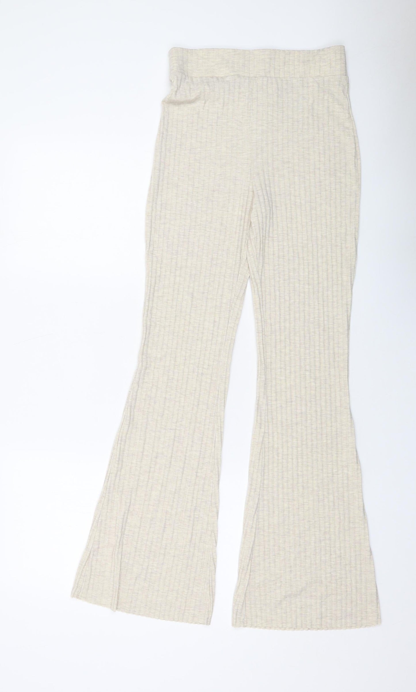 Womens UK Size S H&M Regular Fit  Beige Trousers